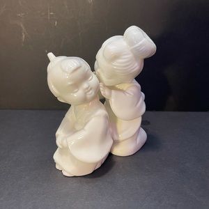 Lenwile China Ardalt Japan Verithin Bisque Porcelain Japanese Mother & Son